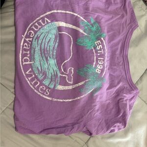 Vineyard Vines Purple and Green Short Sleeve Tee
